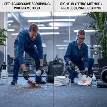 Proper vs Improper Carpet Cleaning Techniques